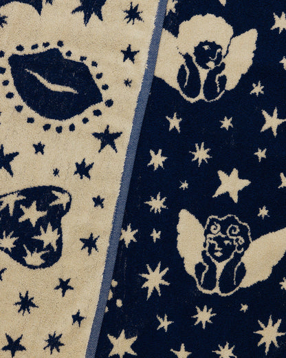 Bath Towel Cherub Bows