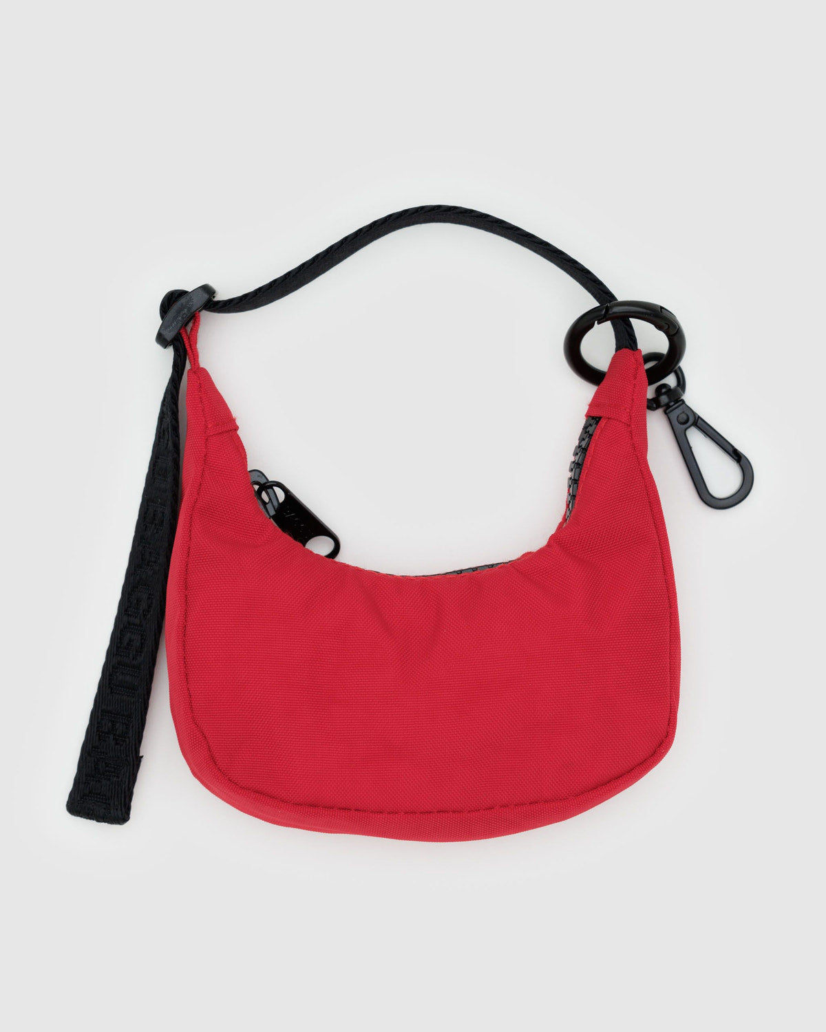 Crescent Bag Charm Candy Apple