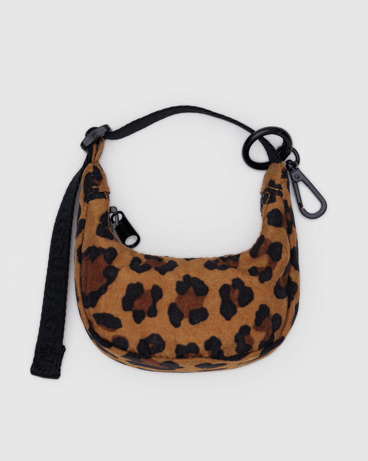 Crescent Bag Charm Leopard