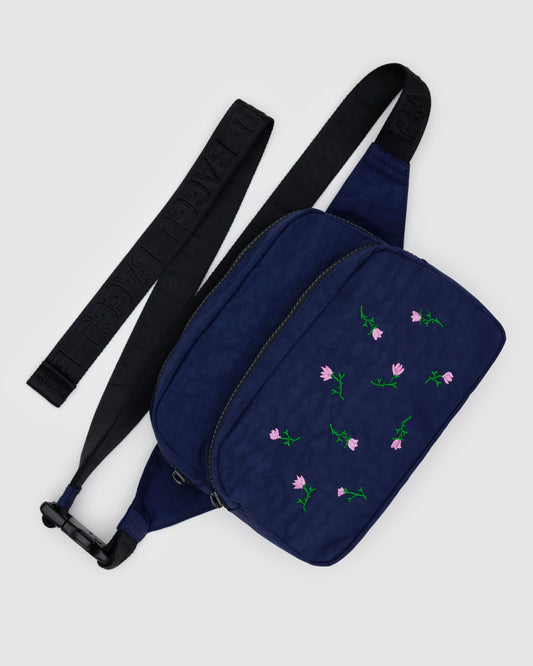 Fanny Pack Embroidered Wildflower