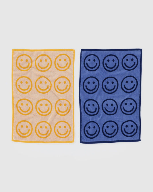 Hand Towel Set of 2 Happy Blue Marigold