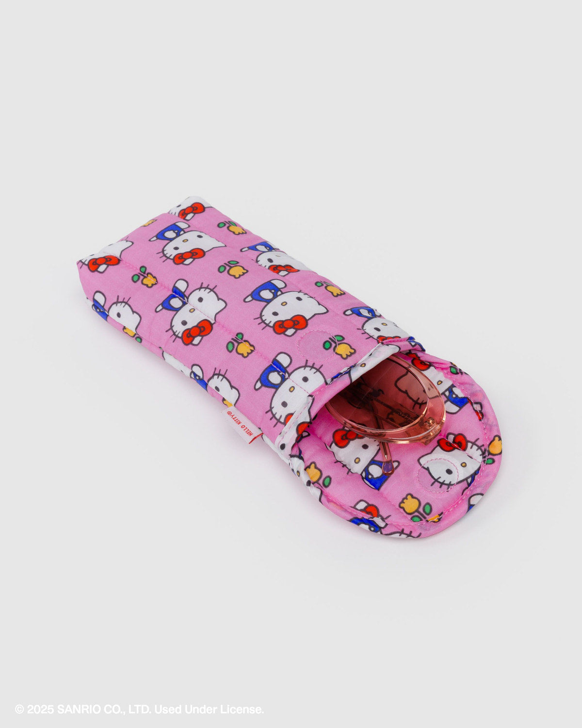 Puffy Glasses Sleeve Hello Kitty Pink