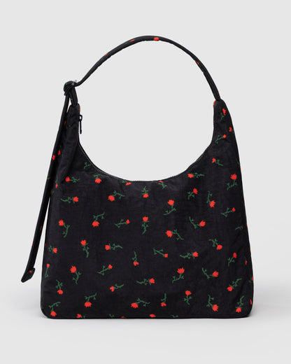 Nylon Shoulder Bag Painted Wildflower