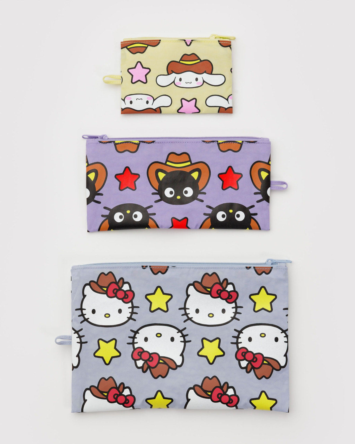 Flat Pouch Set Hello Kitty & Friends Western