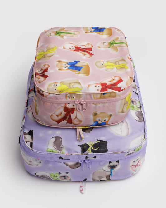 Large Packing Cube Set Fancy Animals