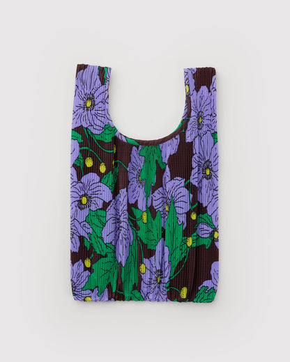 Pleated Baggu Maroon Poppy