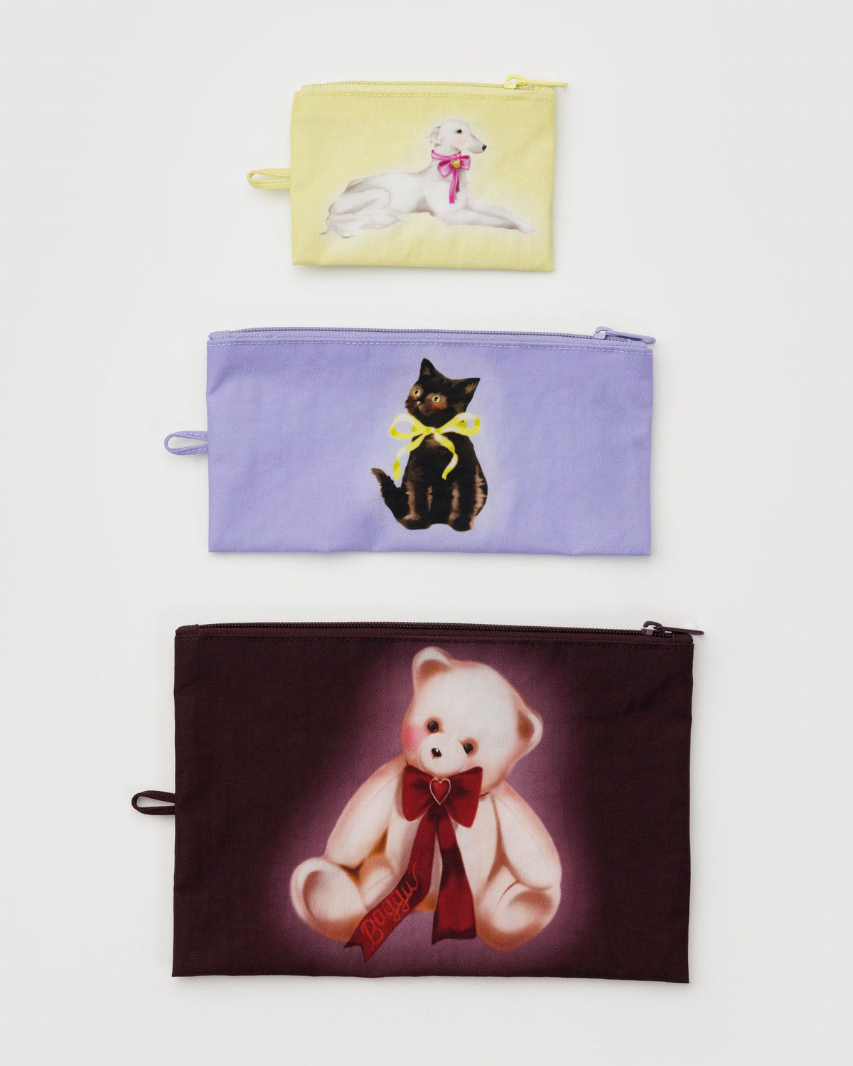 Flat Pouch Set Fancy Animals