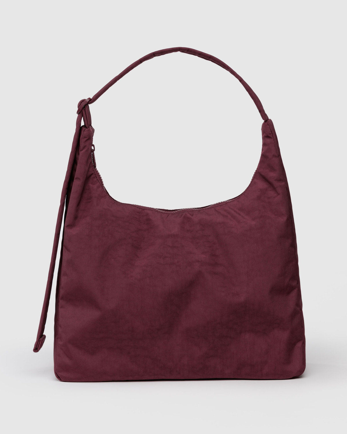 Nylon Shoulder Bag Mahogany