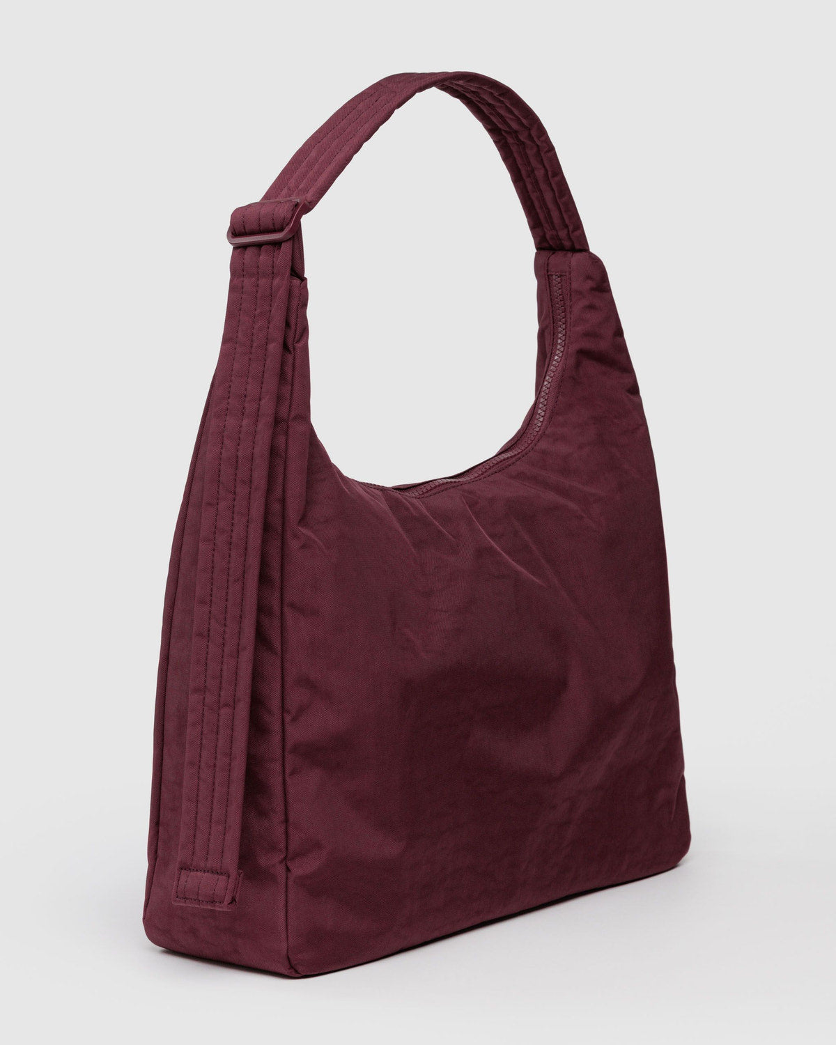 Nylon Shoulder Bag Mahogany