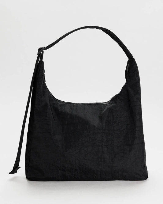 Nylon Shoulder Bag Black