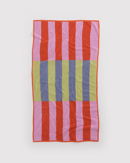 Bath Towel Pool Stripe