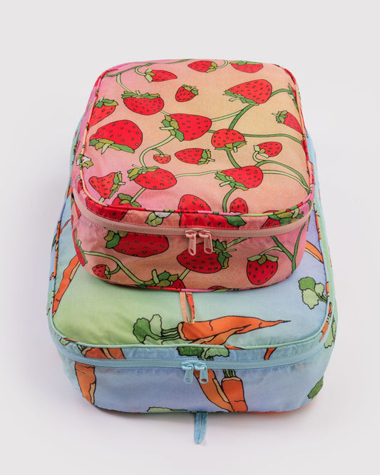 Large Packing Cube Set Carrots & Berries