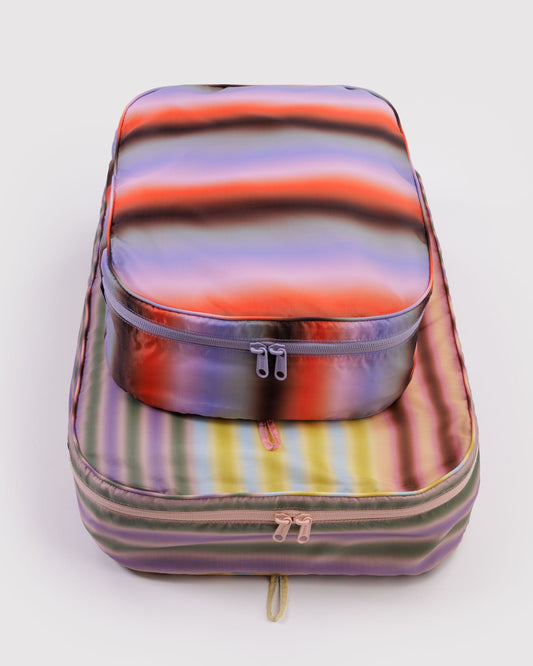 Large Packing Cube Set Gradient Stripes