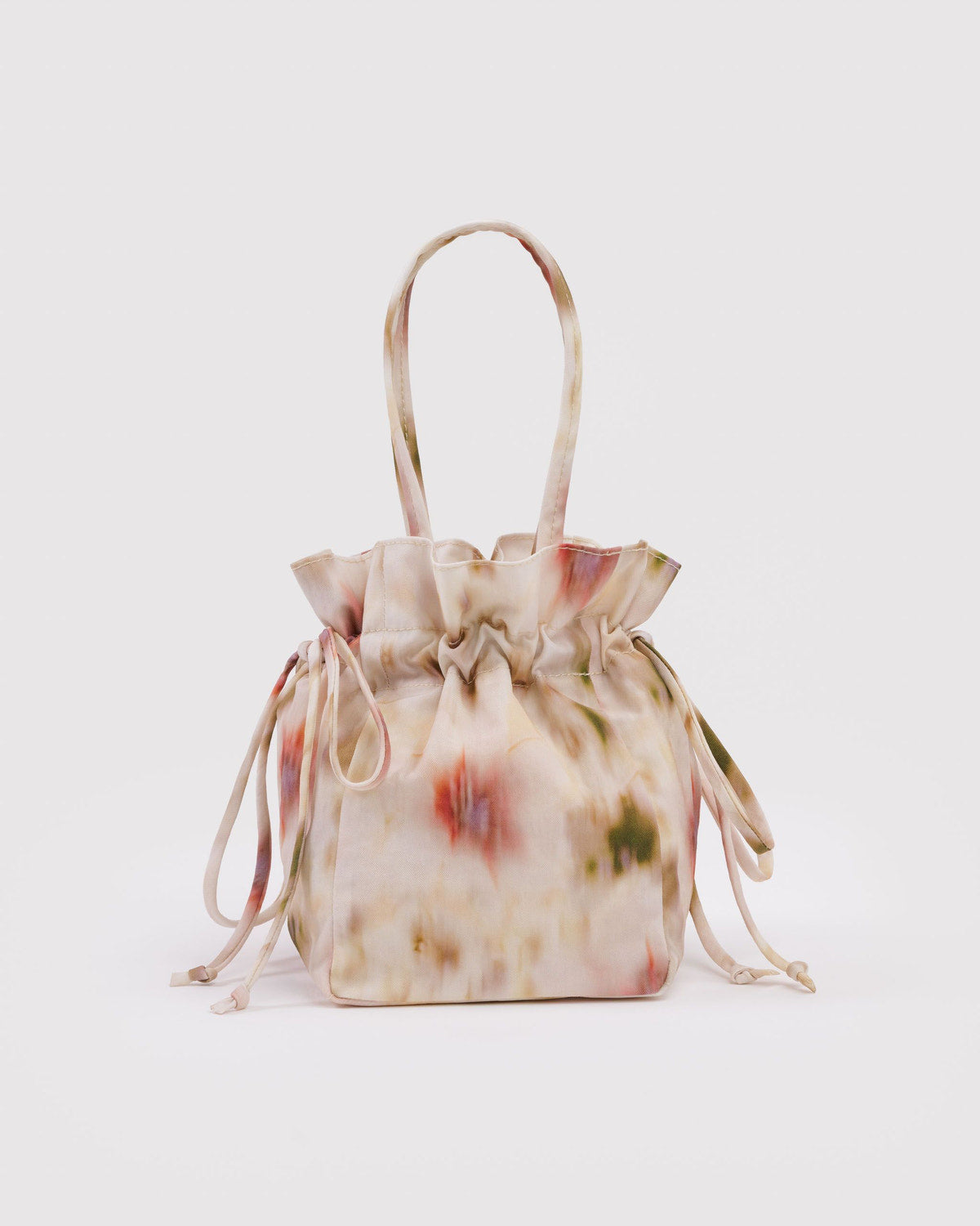 Nylon Drawstring Bag Abstract Floral