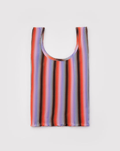 Pleated Baggu Gradient Stripe Poppy & Lilac