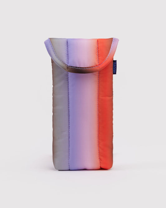 Puffy Glasses Sleeve Gradient Stripe Poppy & Lilac